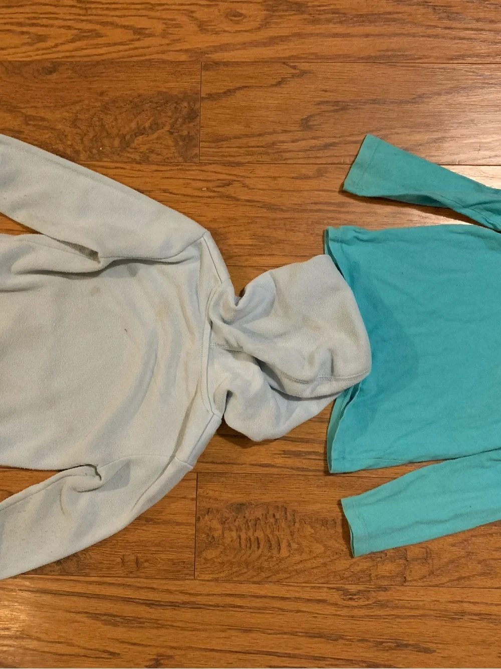 Reebok Light Green Kids' Hoodie with Logo